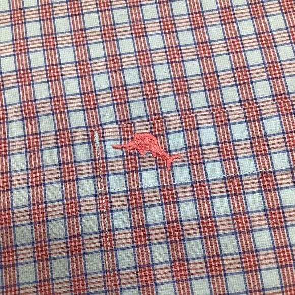 Tommy Bahama Newport Coast Long Sleeve Pima Cotton Blend Button Shirt Size L - Picture 4 of 6